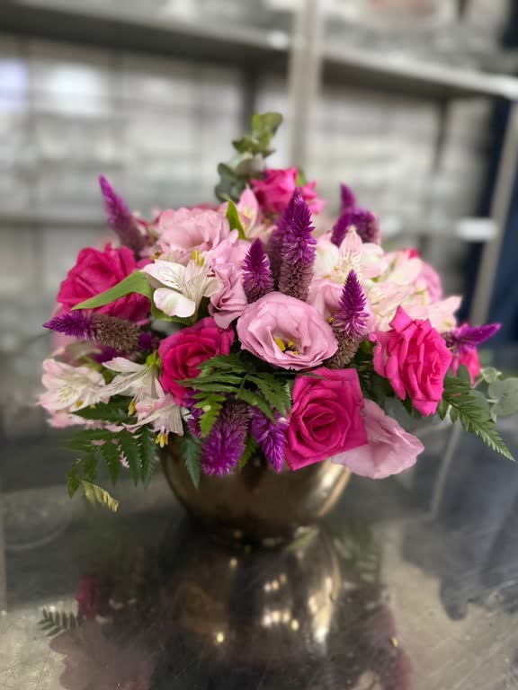 Arranjo floral real disponível no app